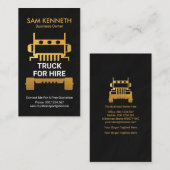 金ゴールドセミトフェイクラック花こう岩テクスチャトラック 名刺 (正面/裏面)