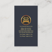 金ゴールドセミトラックエクサイトブルートラック 名刺 (裏面)