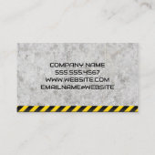 金ゴールドセミトラックロゴ |建築 |コンクリート 名刺 (裏面)