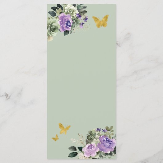 金ゴールドセージグリーンパープルプリンセサキンセアニラ メニュー (裏面)