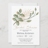 金ゴールドセージグリーンフローラエレガントブライダルシャワー (正面)