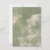 金ゴールドセージグリーンフローラエレガント婚約 (裏面)