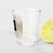 金ゴールドゼブラアニマルプリントモノグラム ショットグラス (右)