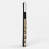 金ゴールドゼブラプリントキラキラ輝く銀色の輝く目        Case-Mate iPhoneケース (裏面/右)