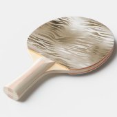 金ゴールドゼブラ&レオパードアニマルプリントグラデーション      卓球ラケット (正面アングル)