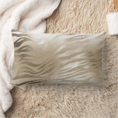 金ゴールドゼブラ&レオパードグラデーションプリント ランバークッション (ブランケット)