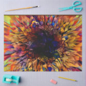 金ゴールドタイガーサンフラワーコレクシエレガントョン 薄葉紙 (クラフト)