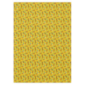 金ゴールドタイガーパターン テーブルクロス (正面)