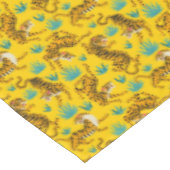 金ゴールドタイガーパターン テーブルクロス (アングル)