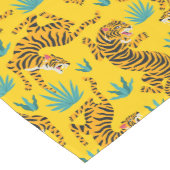 金ゴールドタイガーパターン ミディアムテーブルランナー (コーナー)