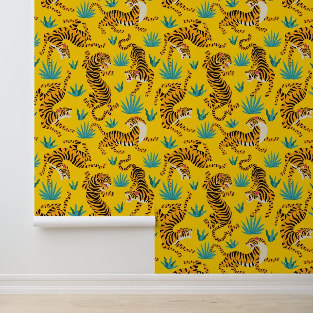 金ゴールドタイガーパターン 壁紙 (アプリケーション)