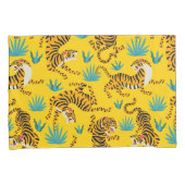 金ゴールドタイガーパターン 枕カバー (正面右)