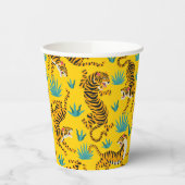 金ゴールドタイガーパターン 紙コップ (左)