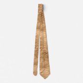 金ゴールドタイガープリントメンズタイ ネクタイ (裏面)