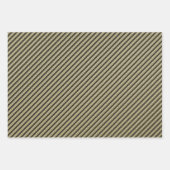 金ゴールドタイポグラフィクリスマス ラッピングペーパーシート (正面3)