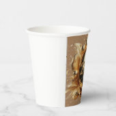 金ゴールドタイポグラフィハッピーニューイヤー2025 紙コップ (右)