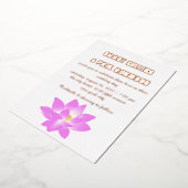 金ゴールドタイポグラフィ結婚フォイル招待状 箔招待状 (回転した状態)