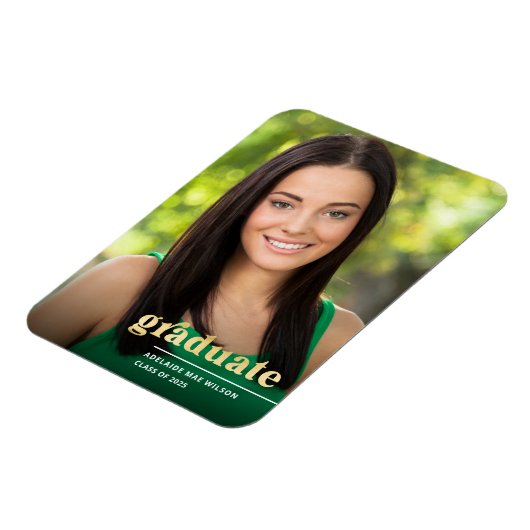 金ゴールドタイポグラフィ2025写真研究発表 マグネット (左側)