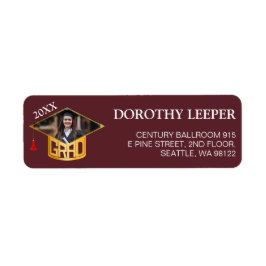 金ゴールドタイポグラフィ ラベル