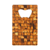 金ゴールドタイルパターン クレジットカード栓抜き (裏面)