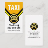 金ゴールドタクシカーメダリオンドライバー 名刺 (正面/裏面)