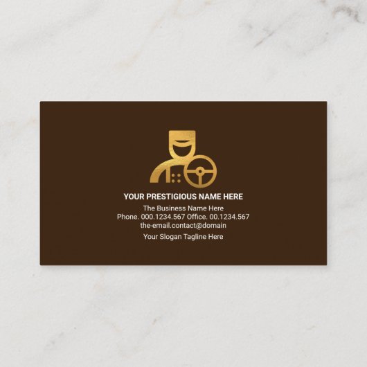 金ゴールドタクシーの輸送路帰宅地運転手 名刺 (裏面)