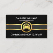 金ゴールドタクシーの運行 名刺 (裏面)