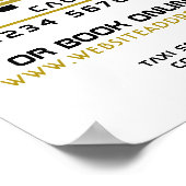 金ゴールドタクシー車のロ広告ゴ ポスター (角)