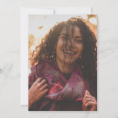 金ゴールドタッセル2025卒業2写真卒業パーティー 招待状 (裏面)