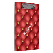 金ゴールドタフテッドカスタム文字赤いクリップボード クリップボード (右)