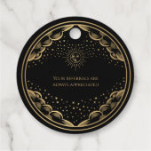 金ゴールドタロットサンキュースモールビジネス フェイバータグ (裏面)