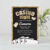 金ゴールドダイアモンズカジノナイトパーティー 招待状 (スタンド正面)