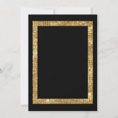 金ゴールドダイアモンズカジノナイトパーティー 招待状 (裏面)