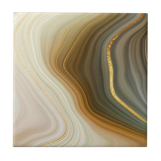 金ゴールドダイオードスタイル(大理石)セラミック タイル (正面)