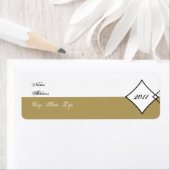 金ゴールドダイヤモンドクラス卒業差出人住所 ラベル (インサイチュ)