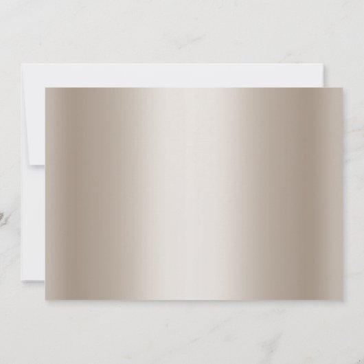 金ゴールドダイヤモンドシャンパングラスエレガントな結婚式 招待状 (裏面)