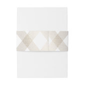 金ゴールドダイヤモンドジオメトリックアールデコホワイトギャツビー 招待状ベリーバンド (裏面例)