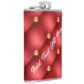 金ゴールドダイヤモンドタフテカスタムッド文字名レッドフラスコ フラスク (右)