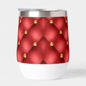 金ゴールドダイヤモンドタフテッドレザーレッド (右面)