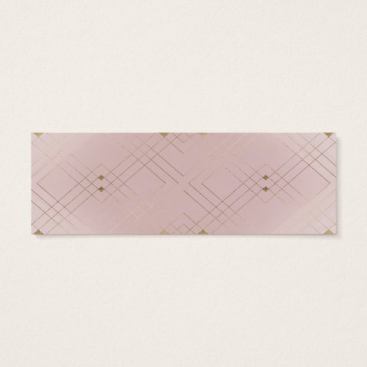 金ゴールドダイヤモンドピンク幾何学模様デコギャツビー結婚ズ (裏面)