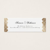 金ゴールドダイヤモンドホワイト幾何学模様デコ結婚ギャツビー (正面)