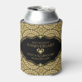 金ゴールドダイヤ結婚ン50周年記念 缶クーラー (缶正面)