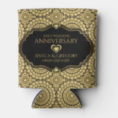 金ゴールドダイヤ結婚ン50周年記念 缶クーラー (正面)