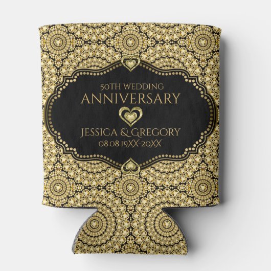 金ゴールドダイヤ結婚ン50周年記念 缶クーラー (裏面)