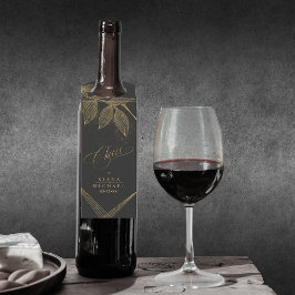 金ゴールドダストと結婚アウトラインの応援Blk/Gld ID835 ボトルネックタグ