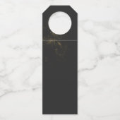 金ゴールドダストと結婚アウトラインの応援Blk/Gld ID835 ボトルネックタグ (裏面)