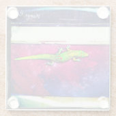 金ゴールドダストデイゲッコ ガラスコースター (裏面)