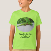 金ゴールドダストデイGeckoオーディションキッズ準備 Tシャツ (正面)