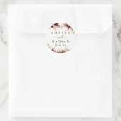 金ゴールドダストブルゴーニュフローラ水の色結婚の ラウンドシール (バッグ)