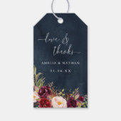 金ゴールドダストブルゴーニュ海軍フローラ ギフトタグ (正面)